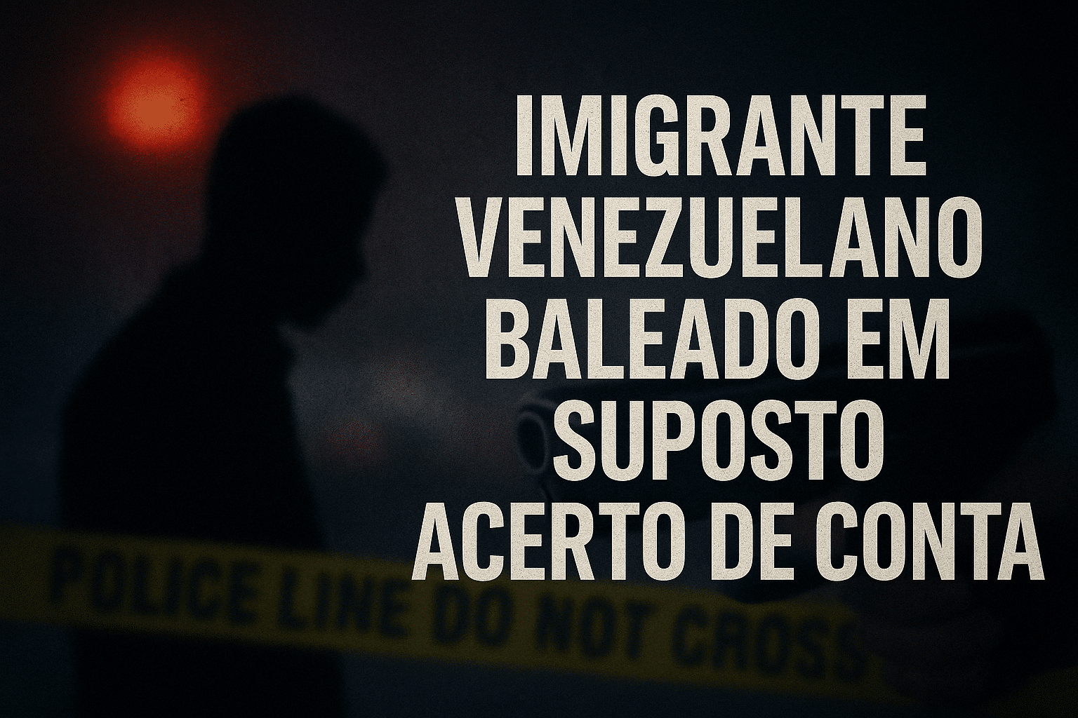 venezuelano baleado em suposto acerto de contas em roraima