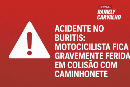 🚨 Acidente no Buritis: Motociclista Fica Gravemente Ferida em Colisão com Caminhonete