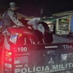Policiais com motocicleta