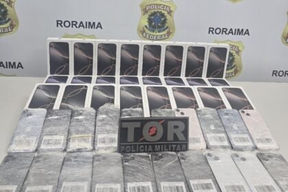 Iphones apreendidos pela polícia