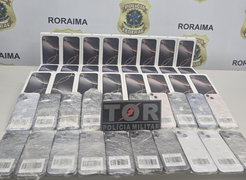 Iphones apreendidos pela polícia