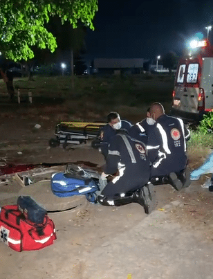 Homem é alvejado no pescoço e tem a vida resgatada por equipes do SAMU Boa Vista