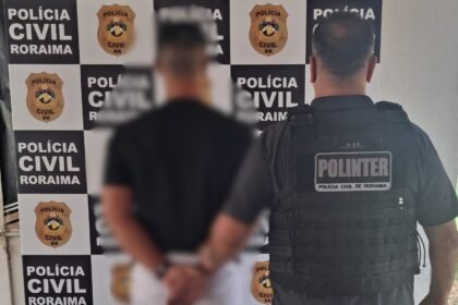 homem preso após descumprir medida