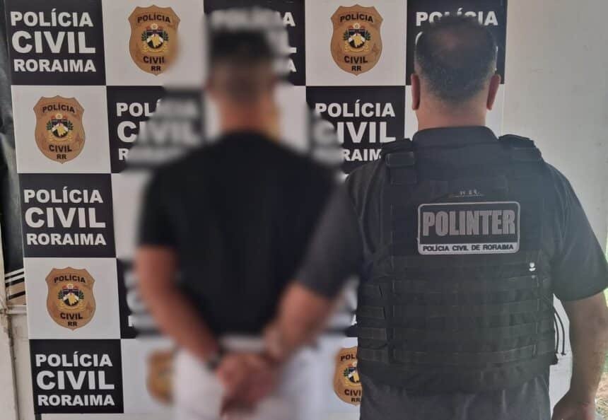 homem preso após descumprir medida