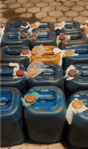 Tor prende homem suspeito de adulterar combustível.