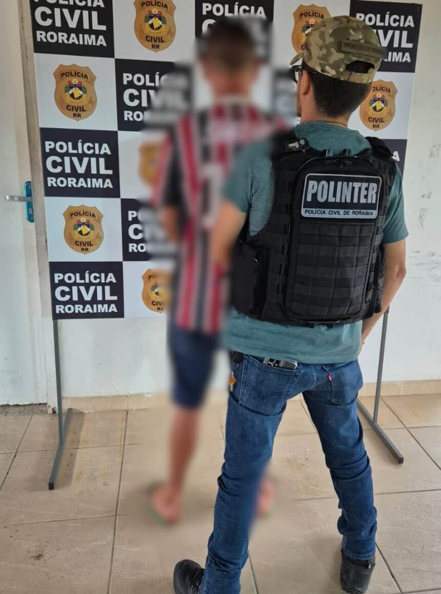 Homem preso em Caracaraí