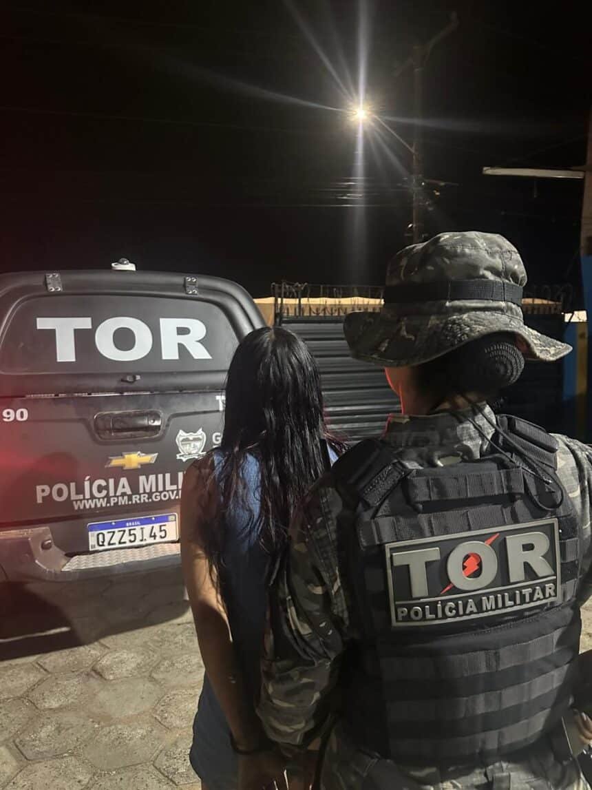 Venezuelana presa em Boa Vista pelo TOR