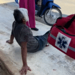 Homem espancado no bairro Santa Teresa sofre corte profundo na cabeça