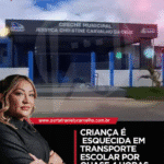 Criança esquecida em ônibus escolar é resgatada