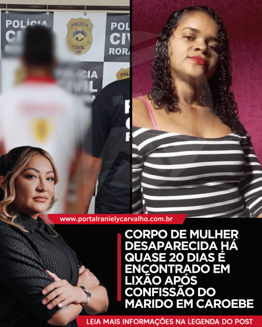 O corpo encontrado em lixão em Caroebe é de Maria das Graças Costa Lima, de 38 anos, que estava desaparecida desde o dia 30 de novembro.