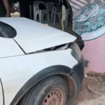 Acidente no bairro Senador Hélio Campos