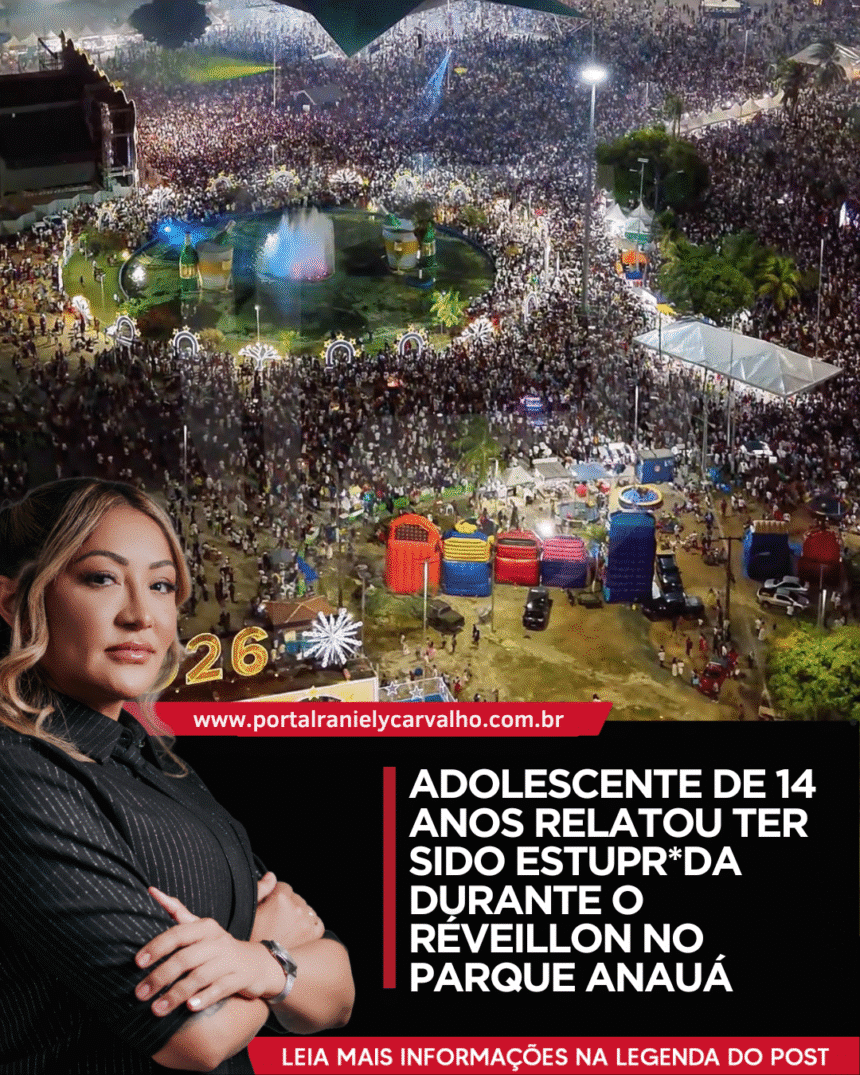Adolescente denuncia estupro no Réveillon no Parque Anauá