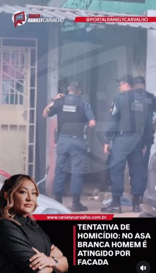 Homem esfaqueado no bairro Asa Branca, em Boa Vista