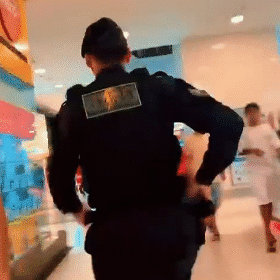 briga generalizada no Pátio Roraima Shopping