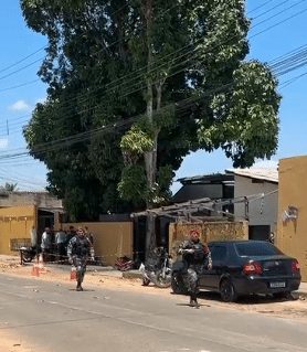Imagens do duplo homicídio no bairro Asa Branca