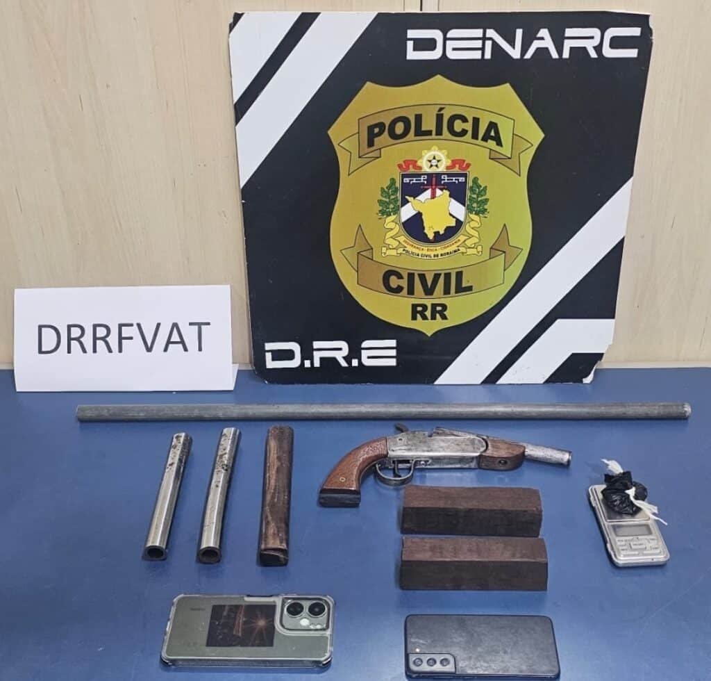 Fábrica clandestina de armas em Boa Vista é desativada pela polícia