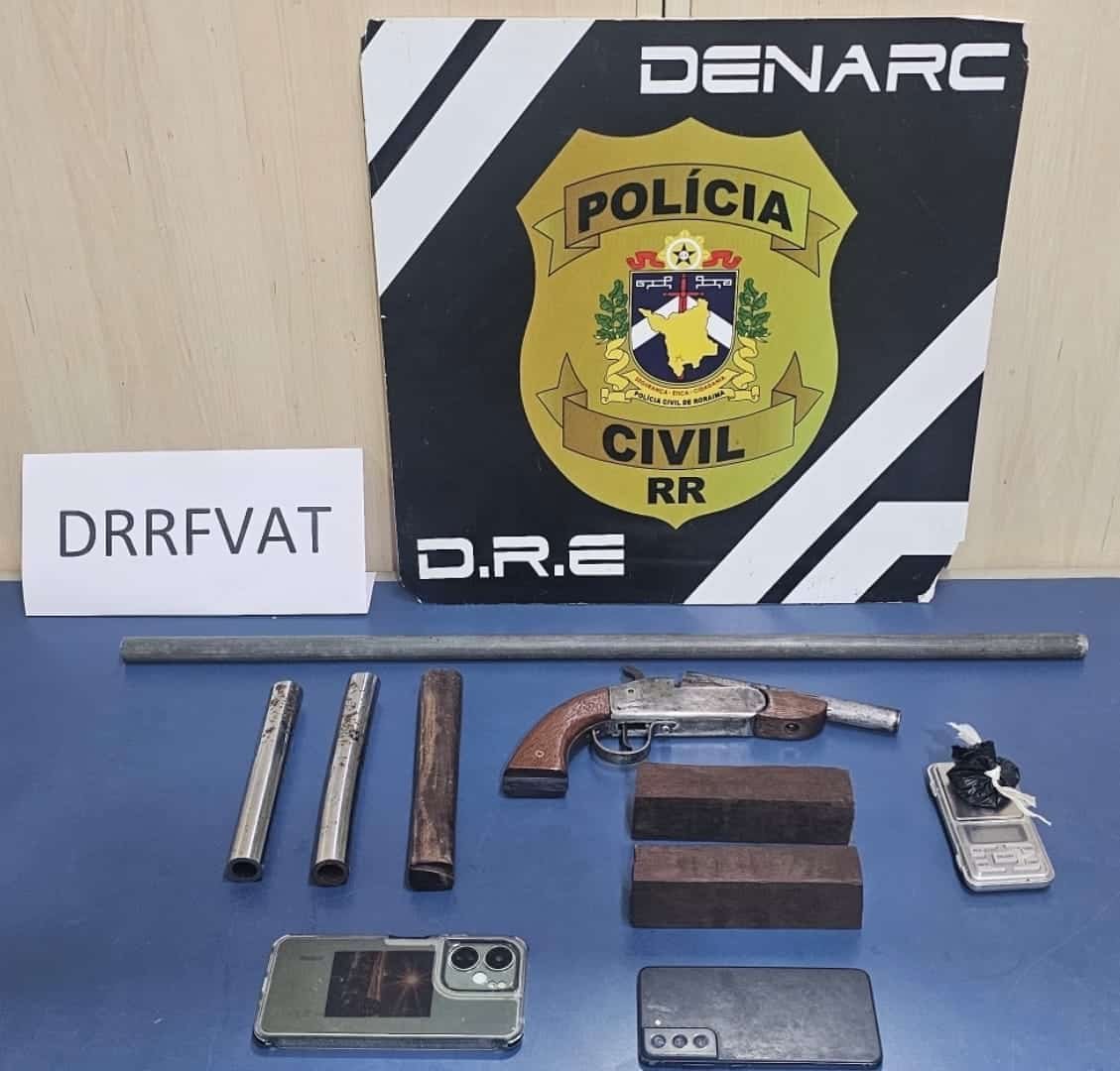Fábrica clandestina de armas em Boa Vista é desativada pela polícia