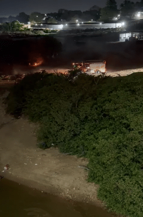 foto do caso da Mulher cai da Ponte dos Macuxi