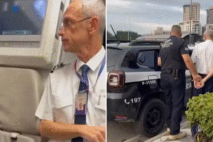 Piloto preso em Congonhas dentro de avião