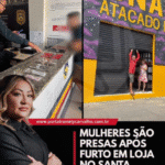 furto em loja no Santa Tereza termina com duas presas