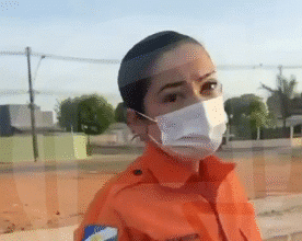 bombeiro impede cinegrafista em ocorrência