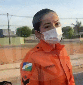 bombeiro impede cinegrafista em ocorrência