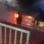 incêndio em residência na bahia destrói casa de família