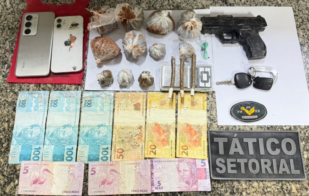 perseguição policial em Boa Vista