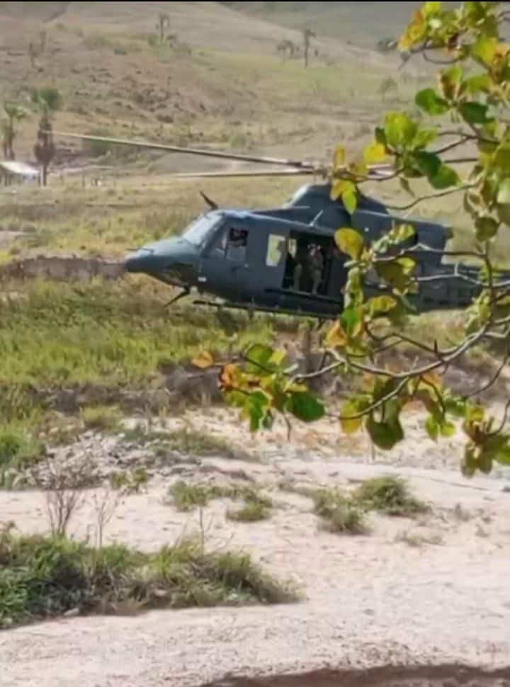 policial federal atingido por flecha em Roraima