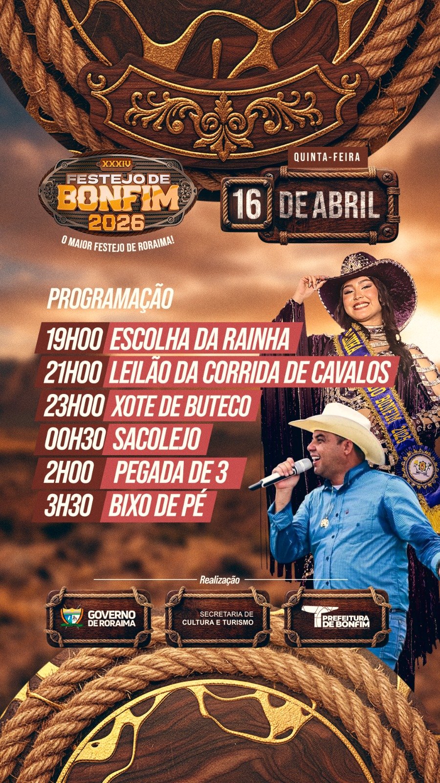 Festejo de Bonfim 2026 programação