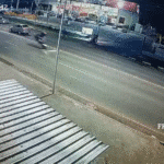 Acidente em lombada no Jardim Floresta