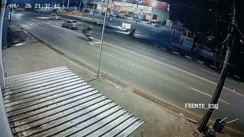 Acidente em lombada no Jardim Floresta