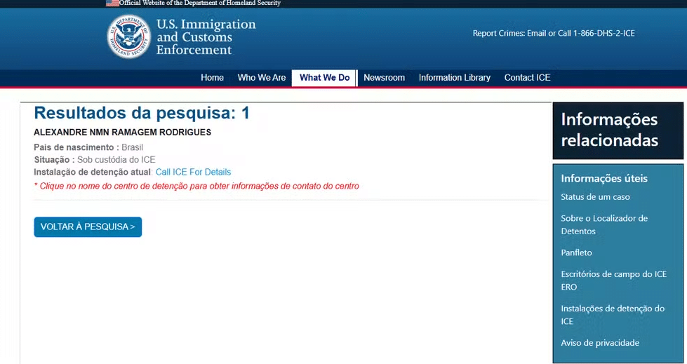 Foto de Ramagem na cadeia