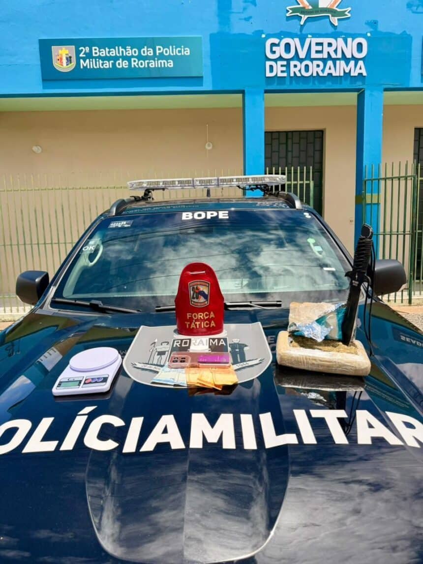 Preso com skank e balança em Boa Vista