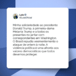 Pronunciamento de Lula sobre ataque nos EUA