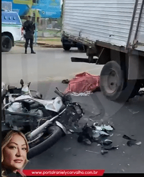 colisão com caminhão em Boa Vista