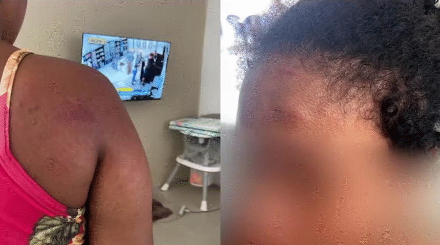 Agressão de patroa contra empregada doméstica no Maranhão