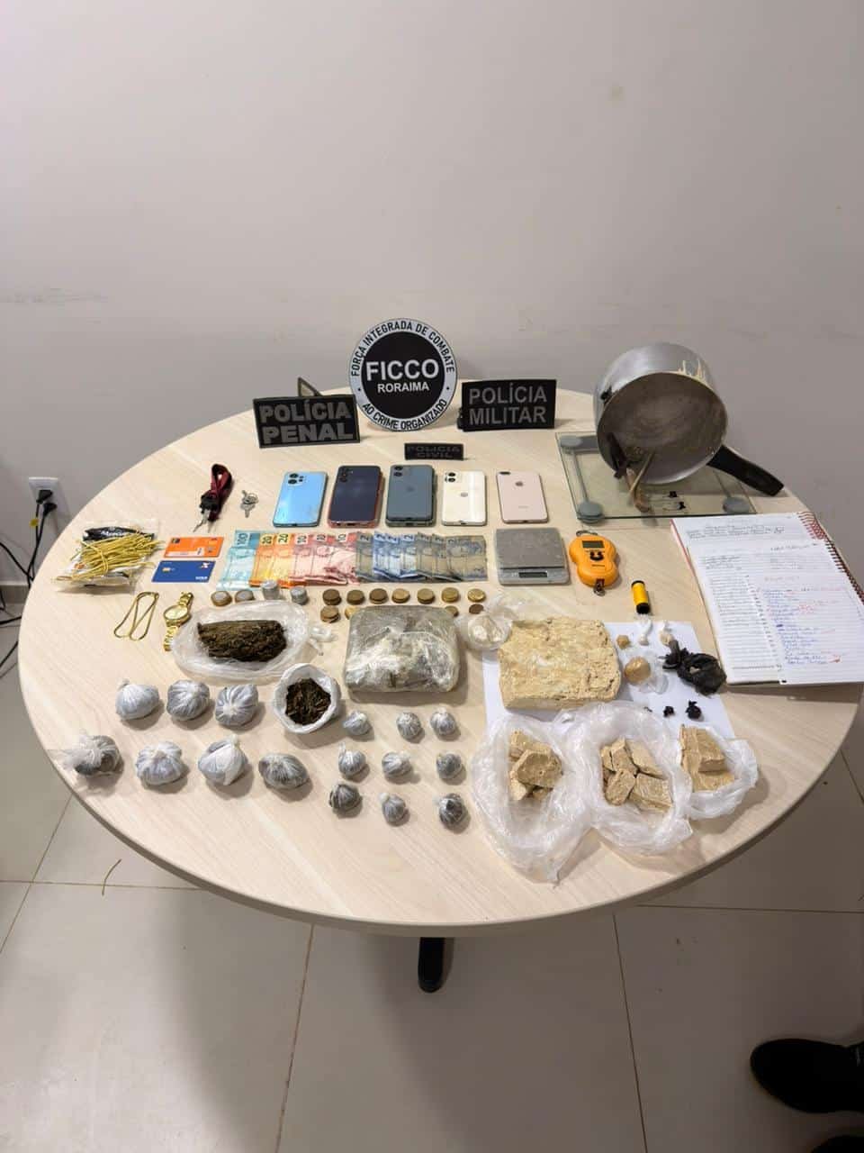 Desarticulação de tráfico de drogas em Rorainópolis