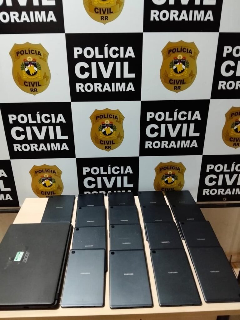 tablets furtados de escola em São João da Baliza