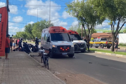 Motociclista fica gravemente ferido após acidente em Boa Vista