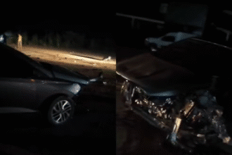 Colisão na BR-174 em Mucajaí