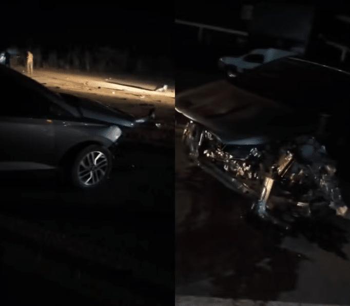 Colisão na BR-174 em Mucajaí