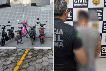 Esquema de desmanche de bicicletas elétricas em Boa Vista