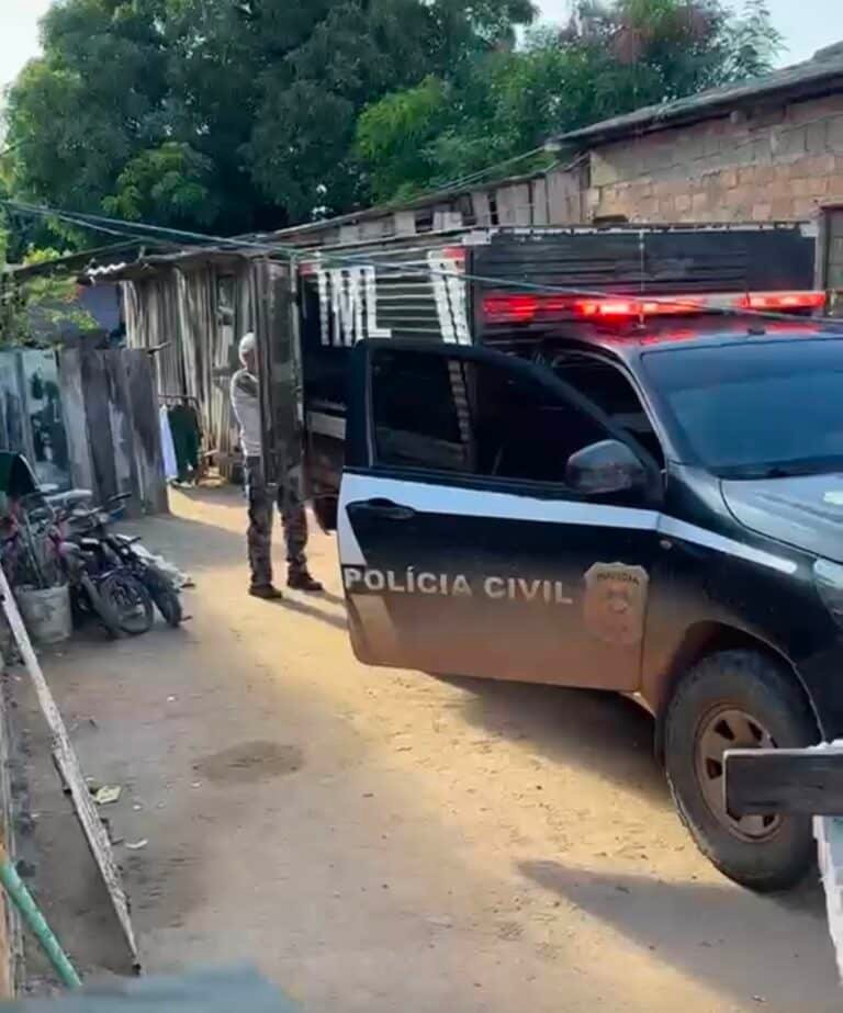 Homem morto a tiros no Bairro Liberdade