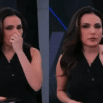 Márcia Dantas chora ao vivo na Jovem Pan