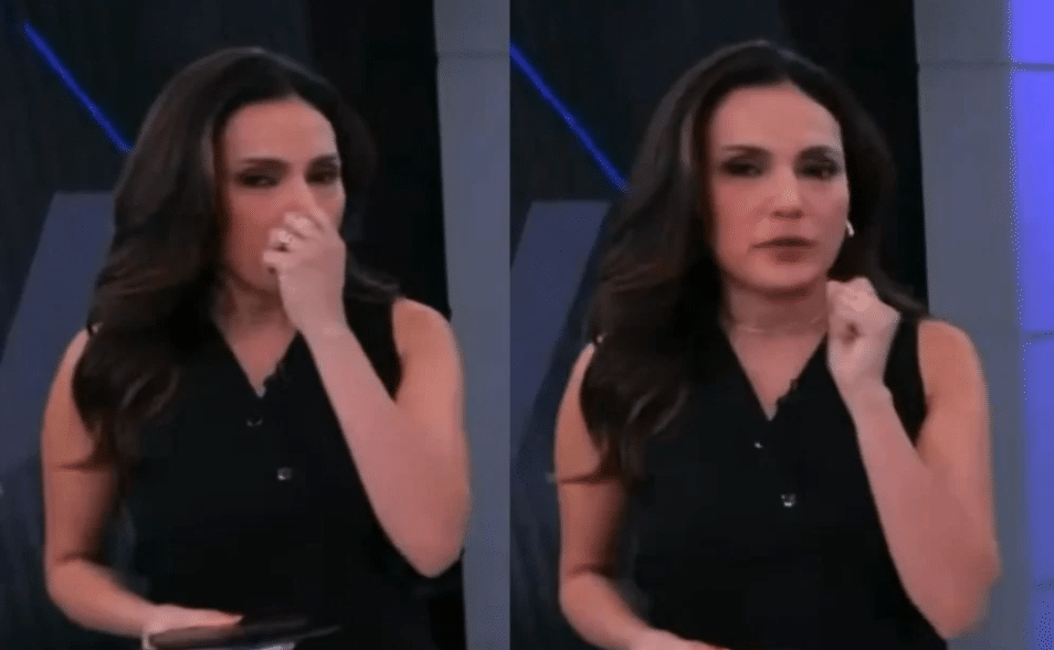 Márcia Dantas chora ao vivo na Jovem Pan