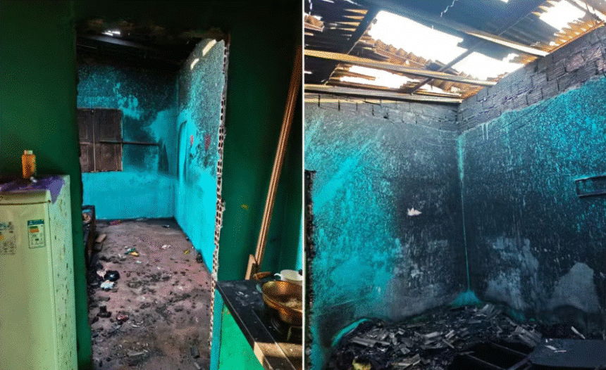 Mulher tem casa incendiada por homem em São João da Baliza