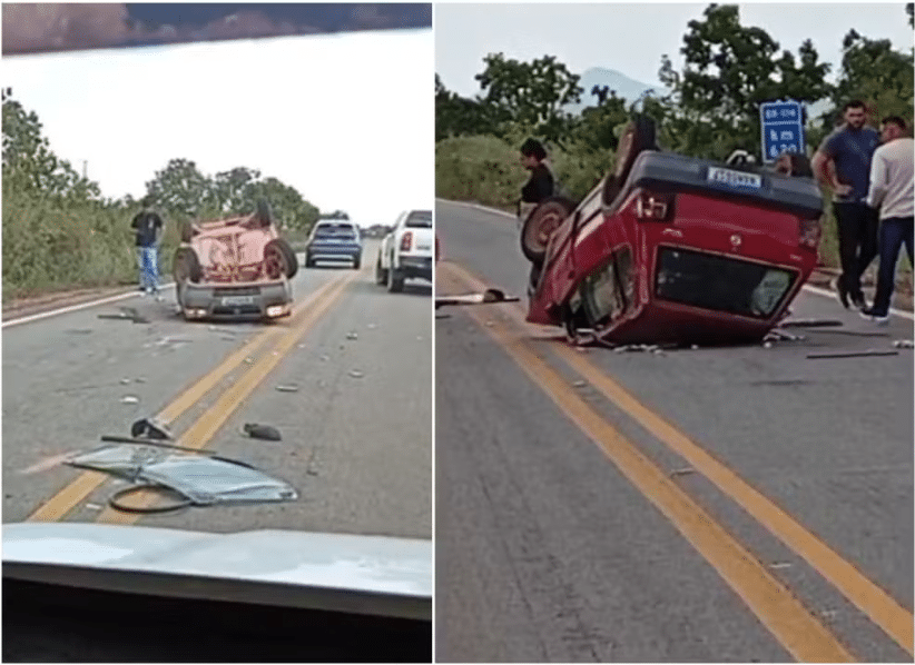 Acidente na BR-174 em Amajari