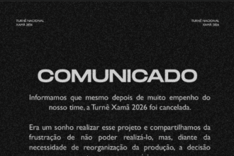 Turnê de Xamã cancelada foi por falta de público