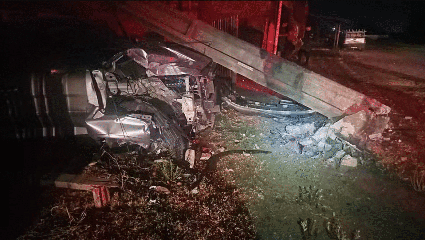 acidente com motorista embriagada em Boa Vista